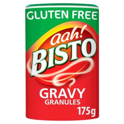 Image of Bisto Flavoursome &amp; Delicious Gluten Free Gravy Granules for Hearty Family Mealtimes, 175 g Tub (Pack of 1)