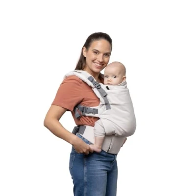 Image of Boba X Baby Carrier Newborn to Toddler Certified Hip Healthy Carriers &amp; Carrier, Micro Adjustable from Newborn, Petite Plus Size 7 45 lbs (Bloom)