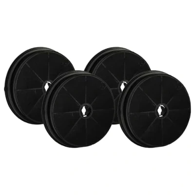 Image of vhbw 4x Activated Carbon Filter Replacement for Beko AS AZKF030, 9174220018, 9199001580 Cooker Hood 19 cm