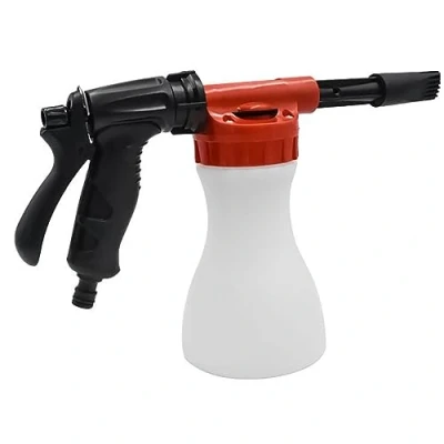 Image of Aim Tools Car Wash Foam Cannon 900ml Snow Gun Sprayer Adjustable Spray Nozzle Lance for Washing Home Garden Watering, Fits Universal Hose