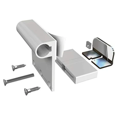 Image of Windhager Insect protection clamp adapter for frame doors, accessories assembly fly screen without drilling, white, 03874 3 pieces