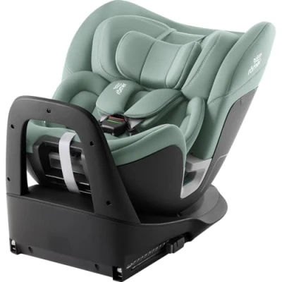Image of Britax RÖMER Child Car Seat Römer Rider, for Children from 40 125 cm (i Size) with ISOFIX and Support Leg, Birth 7 Years, Jade Green