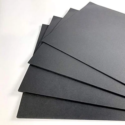 Image of A4 Black Card 50 Sheets 160gsm Coloured Printer Photocopier