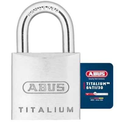 Image of ABUS 64Ti/30 30mm Titalium Padlock Alike Keyed KA6311