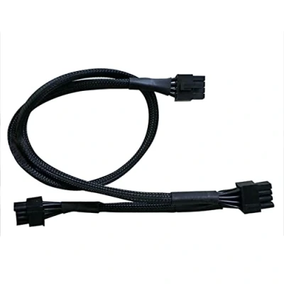 Image of GinTai Modular Power Supply Cable Cord for C orsair RM X PSU 8 Pin to Dual pin(6+2) PcIe