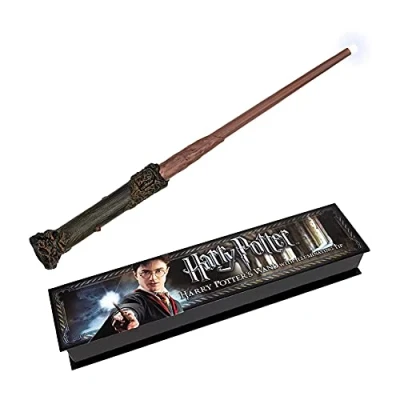 Image of The Noble Collection Harry Potter&#039;s Illuminating Wand 14in (35cm) Potter Officially Licensed Film Set Movie Props Gifts