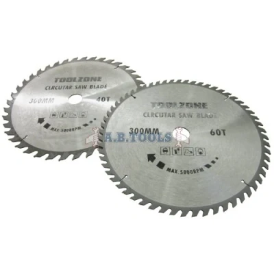 Image of Toolzone 2 Piece 300mm TCT Circular Saw Blades