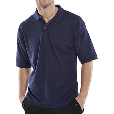 Image of Click Polo Shirt Navy Blue 4XL