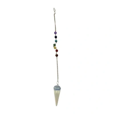 Image of VIE Pendulum with 7 Chakra Beaded Chain (Opalite)