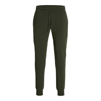 Image of JACK &amp; JONES Men&#039;s Jpstwill Jjtree Sweat Pants Nb Joggers, Kombu Green, M