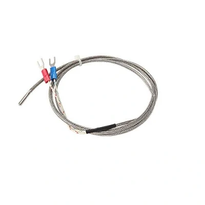Image of DollaTek 3Pcs K Type Temperature Sensor 1M Cable 3x10x1000mm 0 600 Degree Thermocouple For 3D Printer
