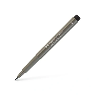Image of Faber Castell Art &amp; Graphic Pitt Artist Pen Brush India Ink Pen, Warm Grey Iv, Single For Art, Craft, Drawing, Sketching, Home, School, University, Colouring