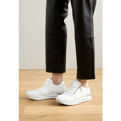Image of Gabor Nulon Womens Trainers 5 UK White/Silver