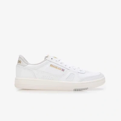 Image of Reebok Classic LT Court Unisex Trainers, Size: 5, White/chalk/grey1 Leather