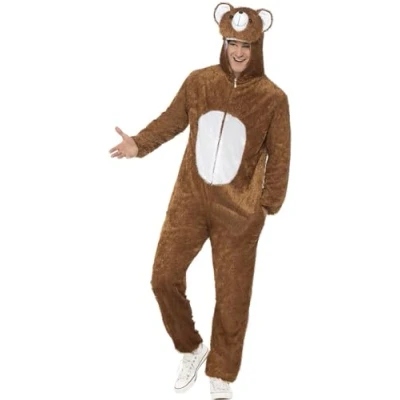 Image of Smiffys Bear Costume, Brown, L Size 42 44
