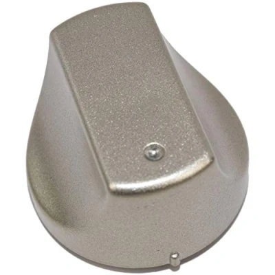 Image of Ufixt Hot Ari ix Control Knob Switch fits Hotpoint SHS33XS SHS53X SHS53XS UHS53X UHS53XS Oven Cooker Hob (Silver)