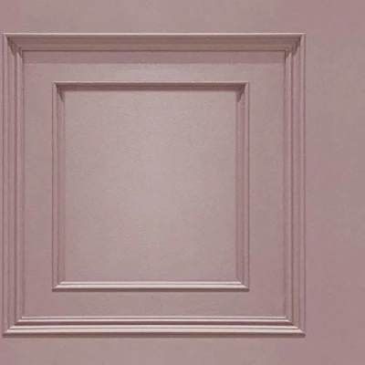 Image of Oliana Wood Panel Effect Wallpaper Pink