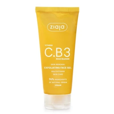 Image of Ziaja Vitamin C.B3 Niacynamide Złuszczający Żel do Twarzy Vegan 100ml