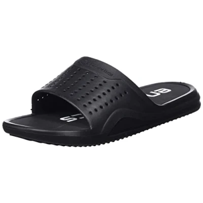 Image of Energetics Men&#039;s Pampel Sandal, Black/White, 8.5 UK