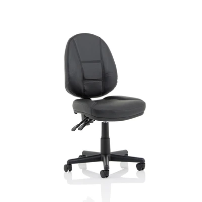 Image of Trexus Intro Operators Chair PCB High Back H490mm Seat W585xD515xH440 560mm Leather