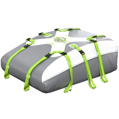 Image of Sailnovo Car Roof Bag box,580L/ 20 Cubic Waterproof Box Cargo Carrier Fit Without Bars/Racks/Rails with Anti Slip Mat,Security Lock,6 Door Hooks