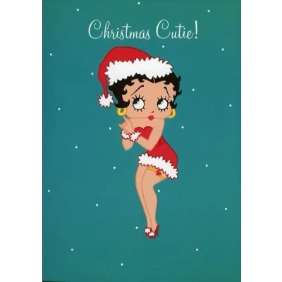 Image of Betty Boop Christmas Cutie Greeting Card