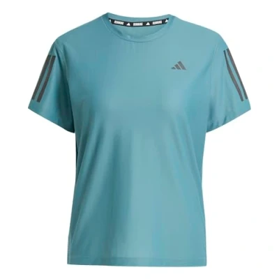 Image of adidas Women&#039;s Own The Run Base Tee, Preloved Teal, XL