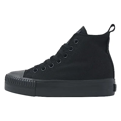 Image of British Knights Women&#039;s Kaya Mid Sneaker, Black, 6 UK