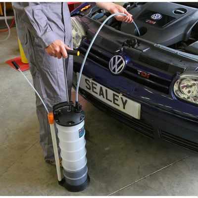 Image of Sealey Vacuum Oil &amp; Fluid Extractor Manual, 6.5L