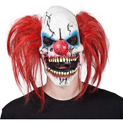 Image of Wicked Costumes Adult Unisex Freaky Clown Halloween Mask