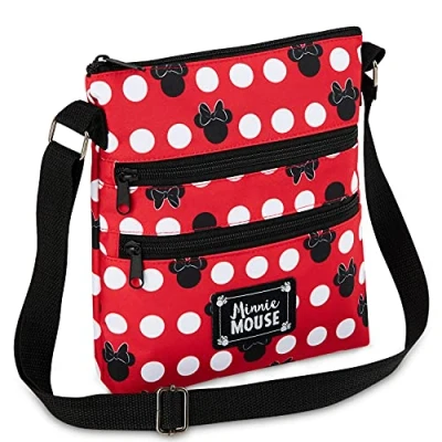 Image of Disney Women&#039;s and Teenager Shoulder Bag, Mickey Mouse Minnie Small red, One Size