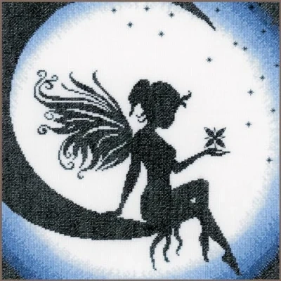 Image of Lanarte Fairy on The Moon (Aida), NA, 24 x 24cm