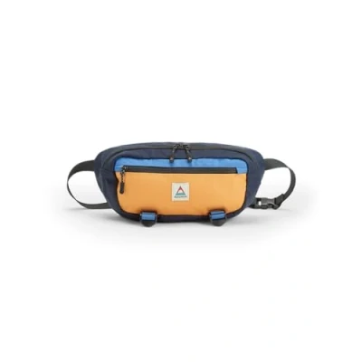 Image of Passenger Recycled, Water Resistant Hip Pack Boondocker Unisex (Honey/Dark Denim/Rich Navy)