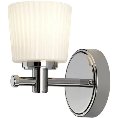 Image of Binstead 1 Light Bathroom Wall Polished Chrome IP44, G9