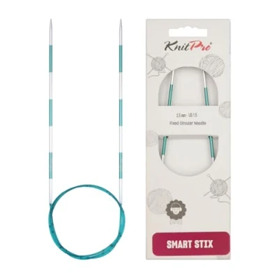 Image of KnitPro Knitting Pins: Circular, metal, Green, 2.5mm