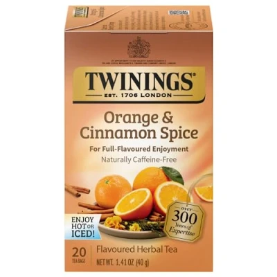 Image of Twinings Orange &amp; Cinnamon Spice Tea 20 ct (1.41 oz)