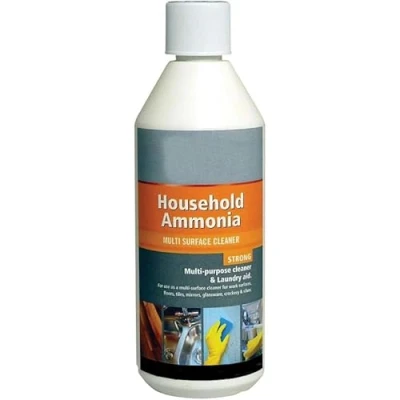 Image of 500ml Traditional Multi Purpose All Cleaner Household Ammonia Strong Surface &amp; Laundry Aid Stain Remover Liquid (1, 500ml)