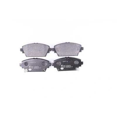 Image of 410604U127, 41060AV110 Brake pad set HELLA 8DB 355 017 171 with acoustic wear warning HONDA: Accord 7 Limousine, 6