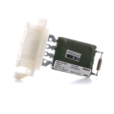 Image of 1K092963A, 1K0959263, 1K0959263A Resistor, interior blower MAHLE ORIGINAL ABR 98 000P VOLKSWAGEN: Touran I, Golf 6, 5, SEAT: Leon II Hatchback
