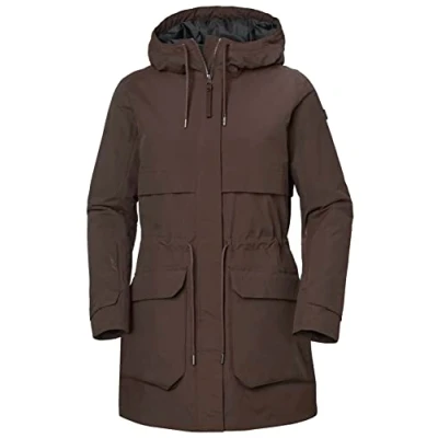 Image of Helly Hansen Women&#039;s W Boyne Parka 2.0 Ins Jacket, BLACK, XL UK