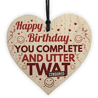 Image of RED OCEAN HAPPY Birthday Gift Funny 20th 30th 40th 50th 60th Card For Mum Dad Brother Uncle