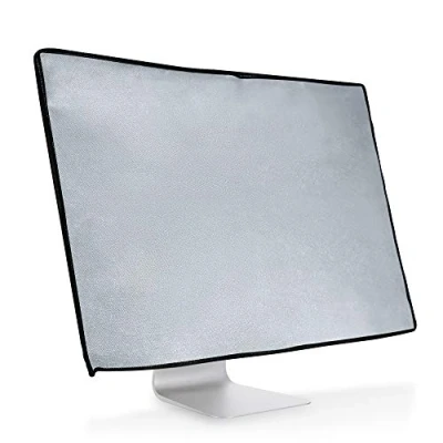 Image of kwmobile monitor Cover Compatible with 27 28&quot; Dust Computer Screen Protector Light Grey