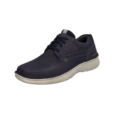 Image of Josef Seibel Men Low Tops Alan 03, Men&#039;s Trainers,Width K (Extra Wide),Removable Insole,Street Shoe,lace up Shoe,Blue (Indigo),43 EU / 9 UK