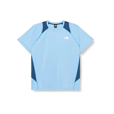 Image of THE NORTH FACE Men&#039;s Ao Glacier T Shirt, Fiery Red White Heather Asphalt Grey, XXL