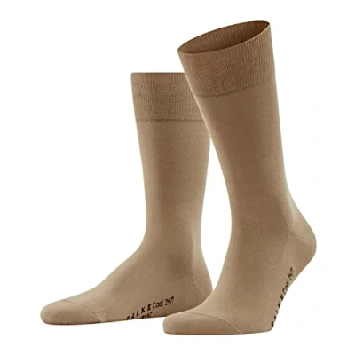 Image of FALKE Men&#039;s Cool 24/7 M SO Cotton Plain 1 Pair Socks, Grey (Vulcano 3920) new eco friendly, 8.5 9.5