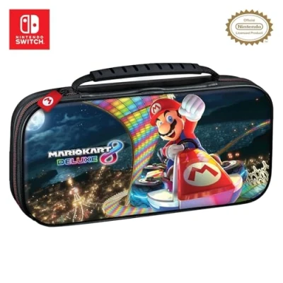 Image of Nintendo Switch Game Traveler Deluxe Travel Case Mario Kart 8 Switch;