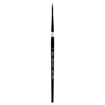 Image of Silver Brush Limited 3007S4 Black Velvet Script Liner Watercolour Paint Brush, Size 4, Short Handle