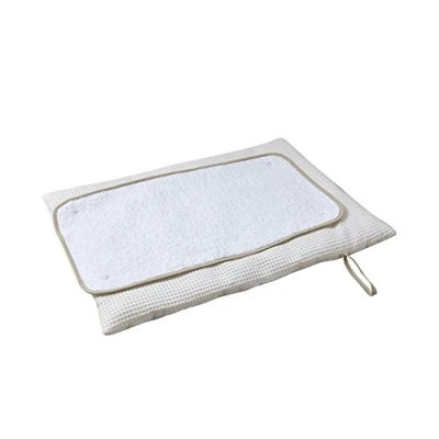 Image of Clair de Lune Luxury Multi Functional Roly Poly Waffle Changing Mat Perfect for Out and About Cream