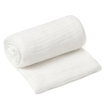Image of Clair de Lune Soft Cotton Cellular Baby Pram Blanket 90 x 70 cm (White)