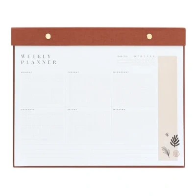 Image of Kokonote Weekly Planner Kalima A4 Planner, Desk Organiser, Family 64 Tear Off Pages, Calendar, Organiser To Do List Book, Cute Stationery
